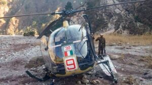 सेना का चीता हेलीकॉप्टर क्रैश,एक पायलट की मौत